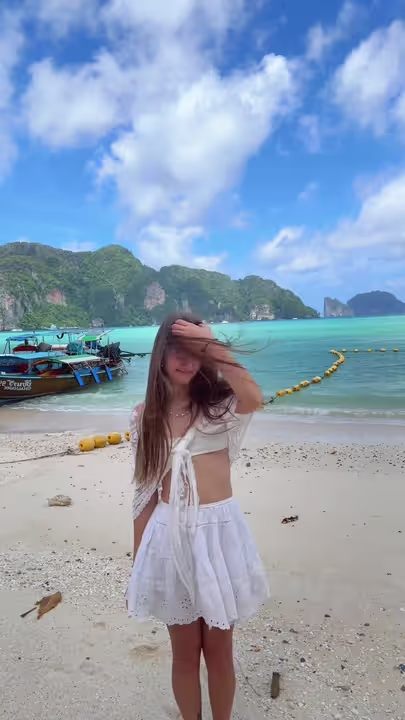 Ох_Барбара — the wind is playing with me #fyp #thailand🇹🇭 #sea